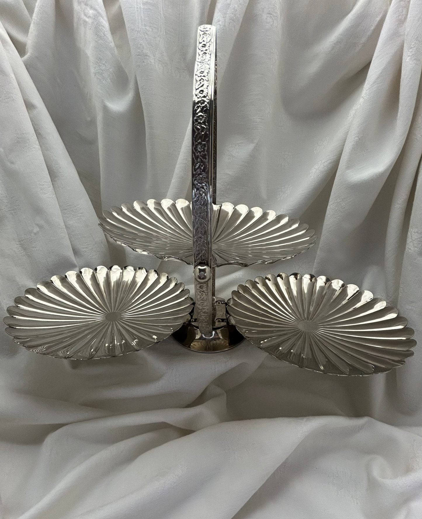 Folding Three-Tier Serving Tray