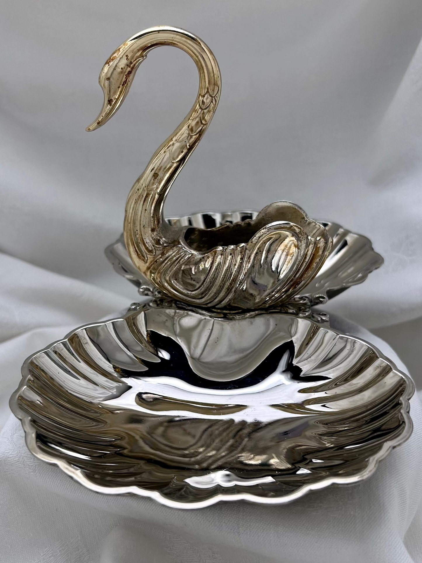 Swan Handled Condiment Dish