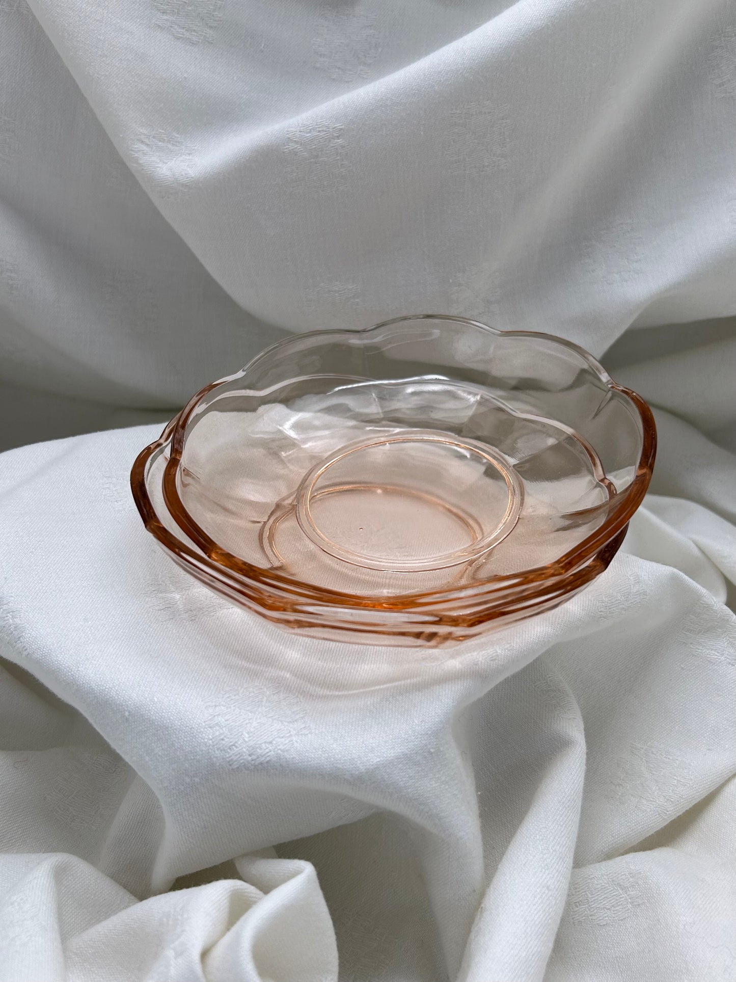 Pink Glass Dishes