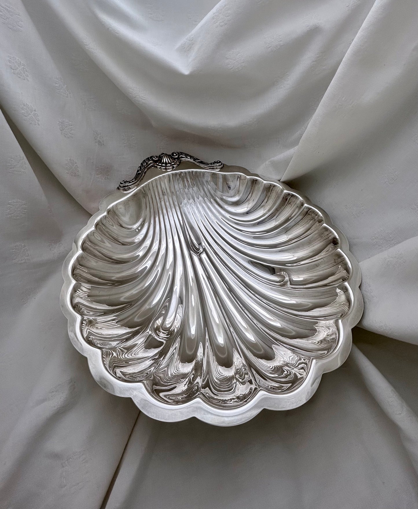 Grand Scalloped Shell Bowl