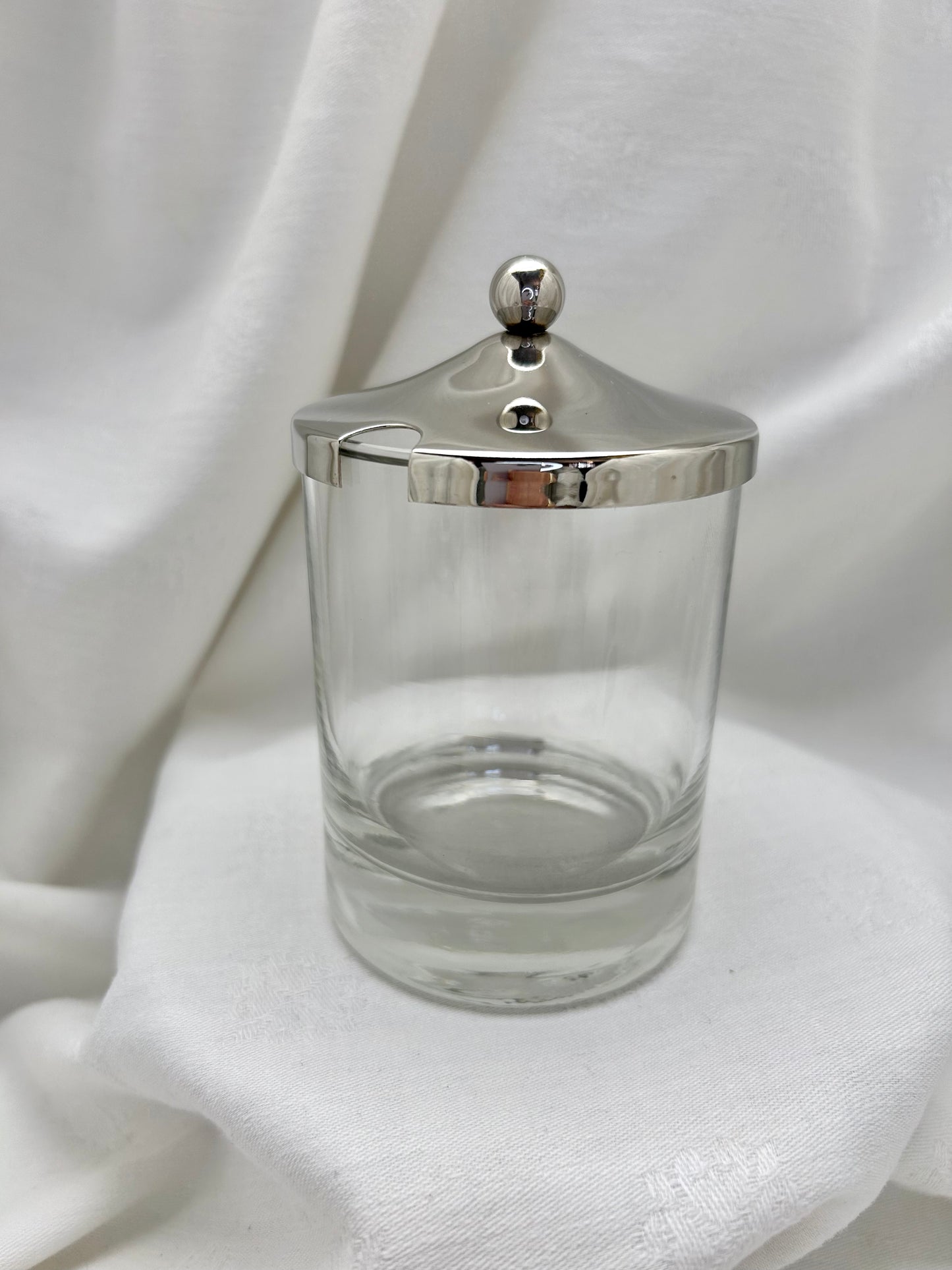 Jelly Jar with Silver-Plated Lid