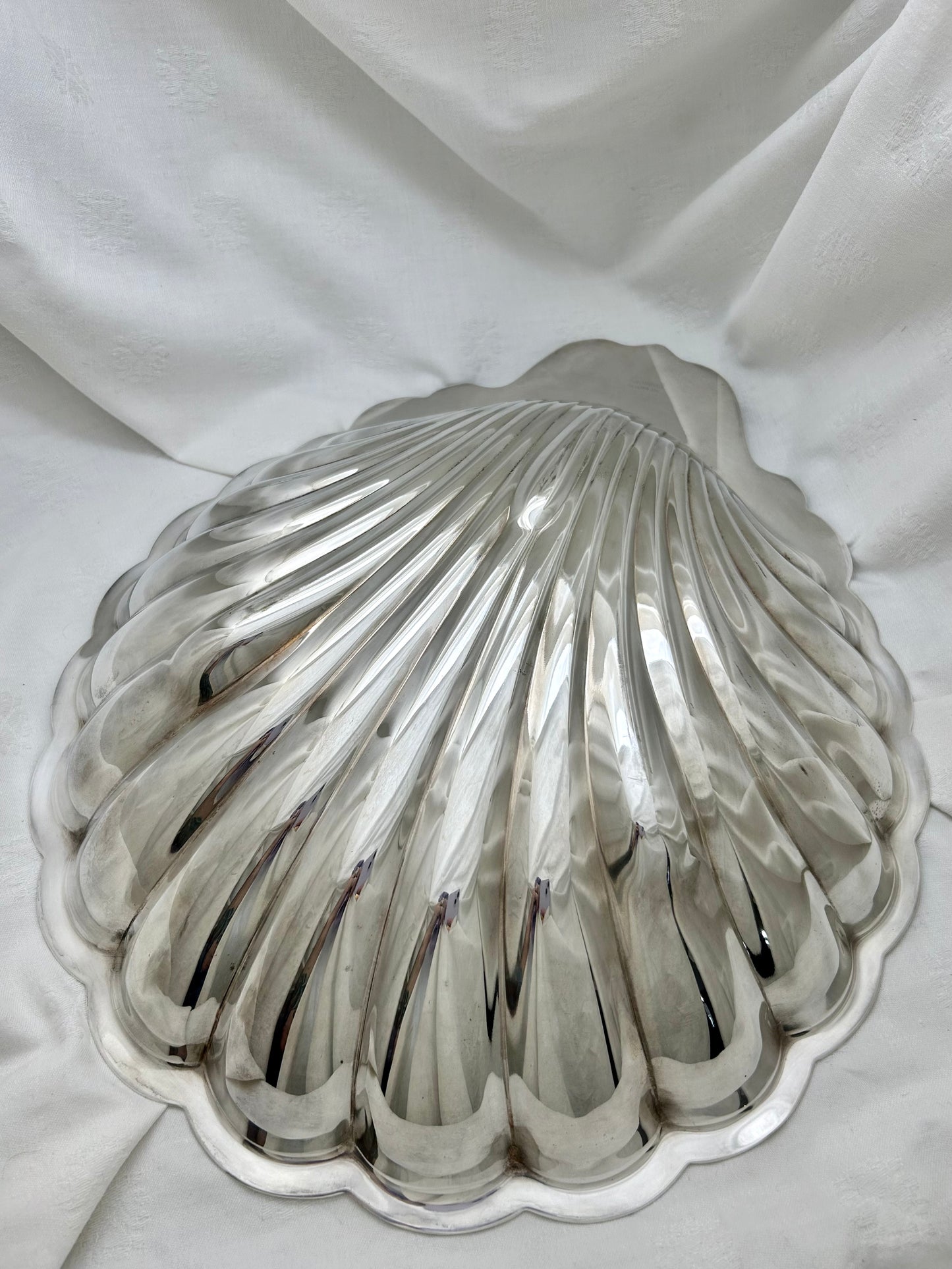 Grand Scalloped Shell Bowl