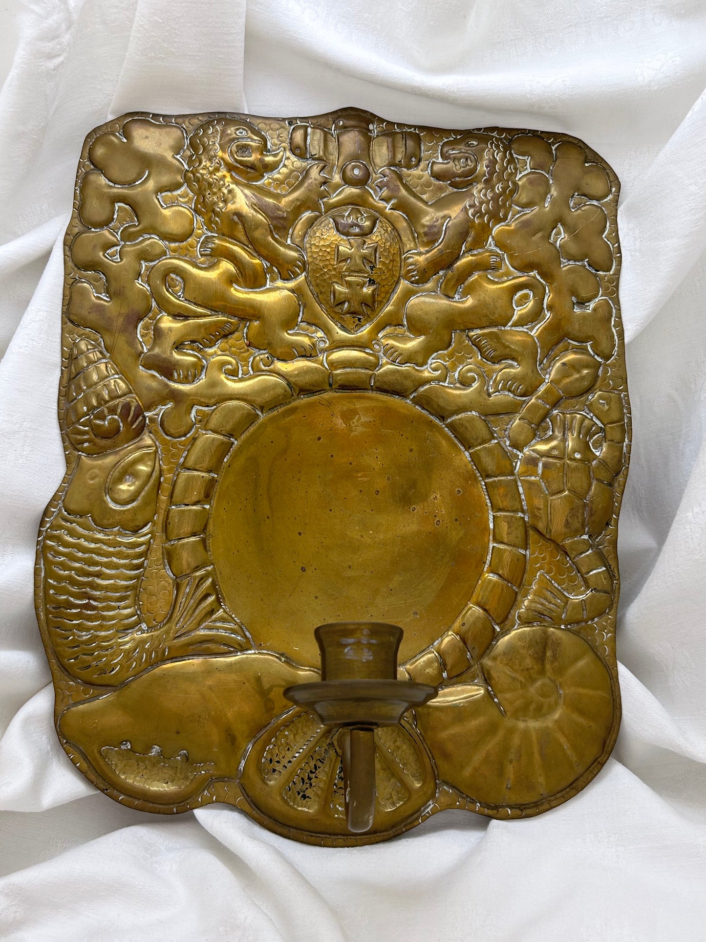 Candle Sconce with the Gdańsk (Danzig) Coat of Arms