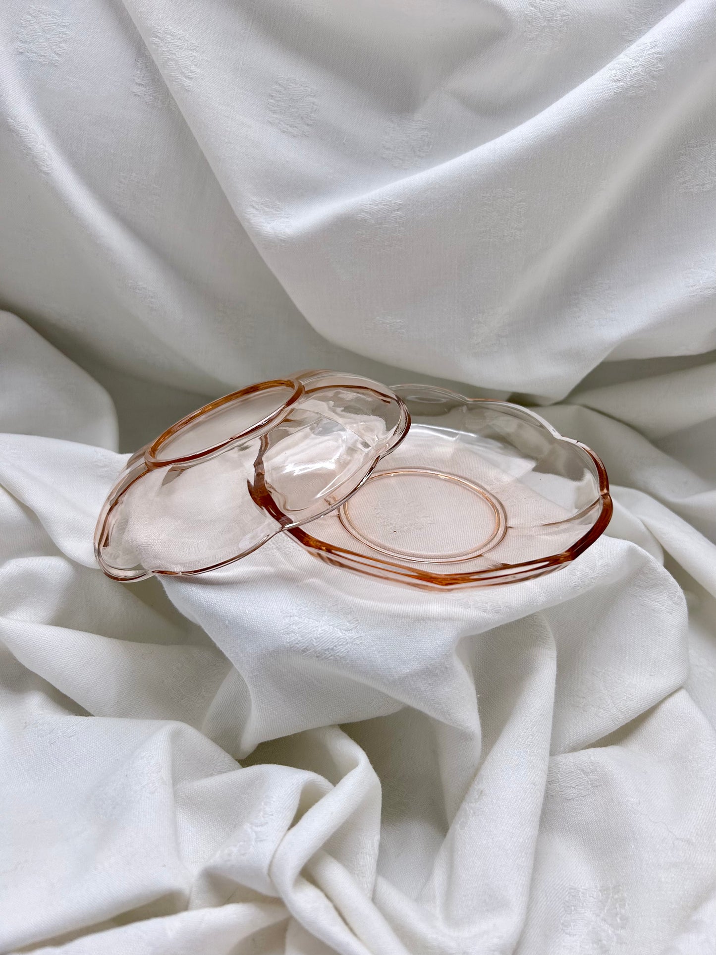 Pink Glass Dishes
