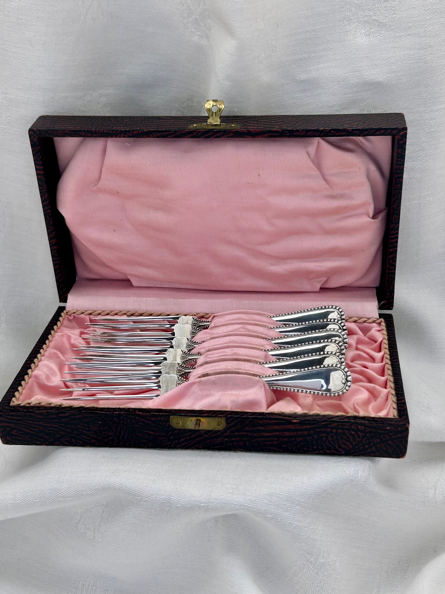 Six Sterling Berry Forks from Simpson Hall & Miller Co.