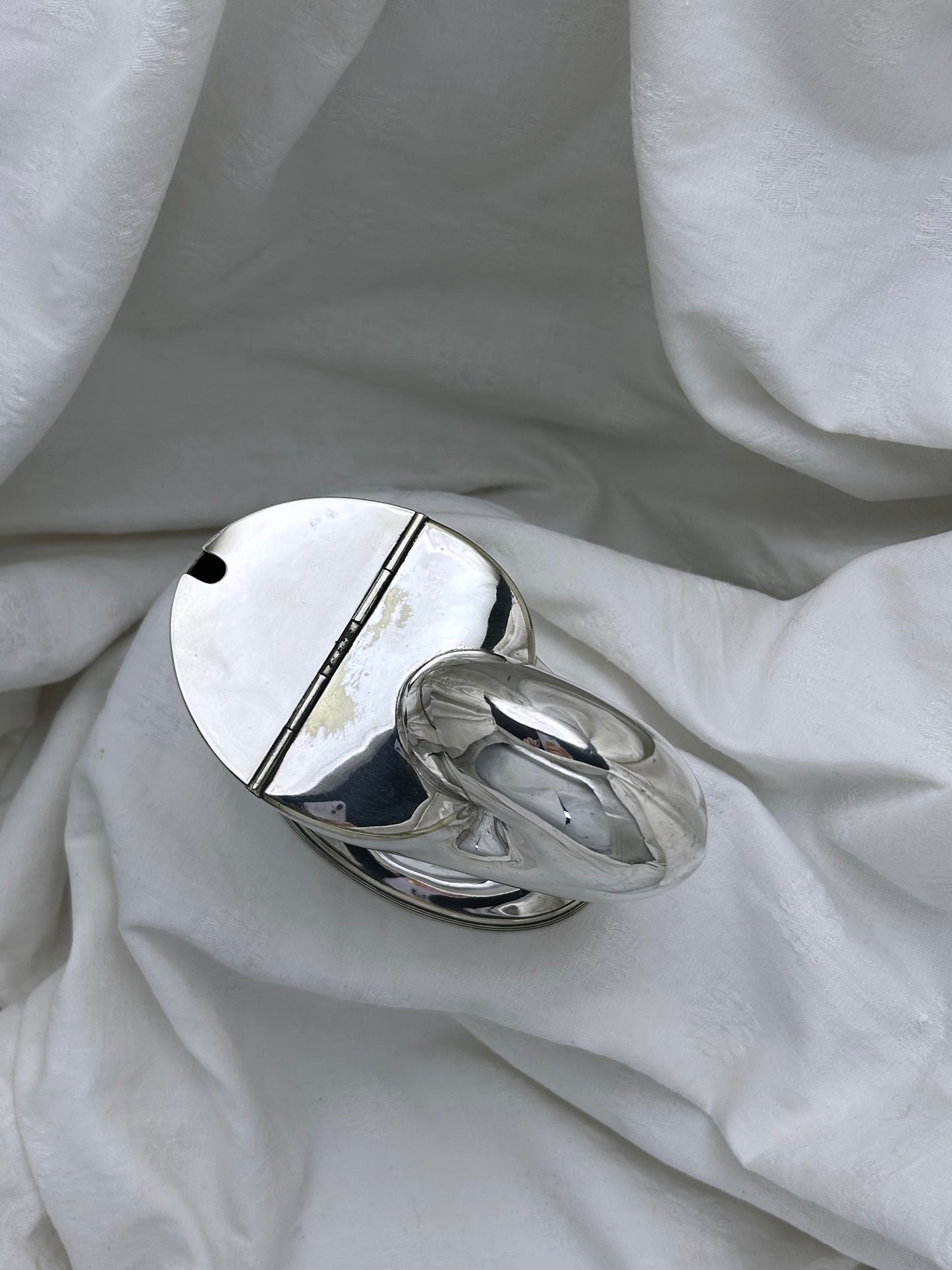 Antique Victorian English Silver Plate Nautilus Shell Spoon Warmer