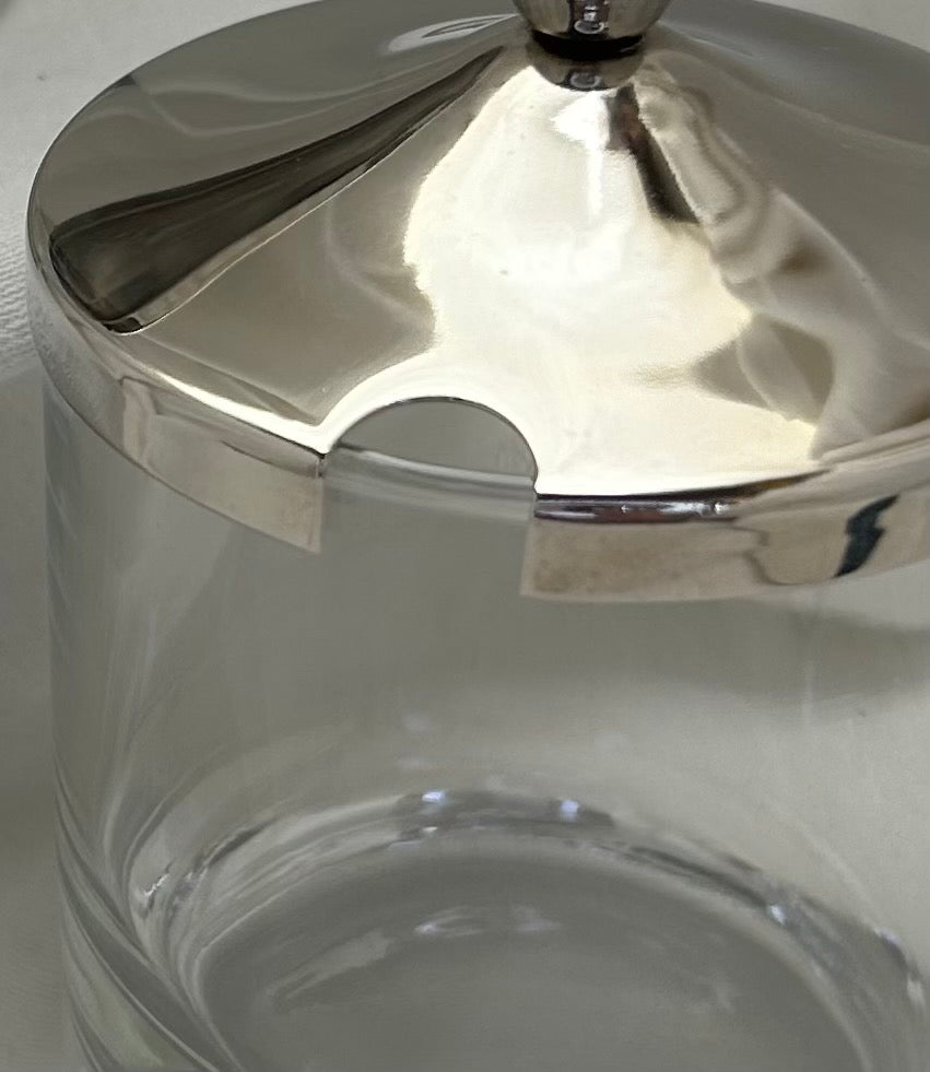 Jelly Jar with Silver-Plated Lid
