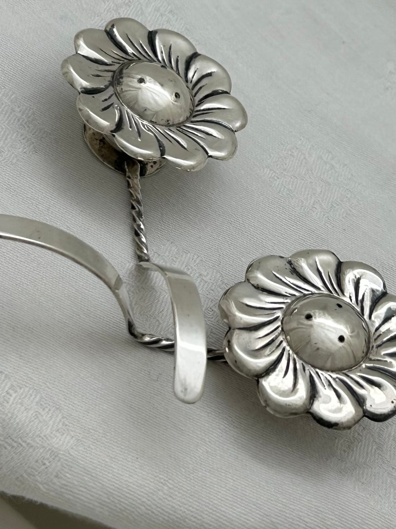 Flower Salt and Pepper Shakers from Mexico