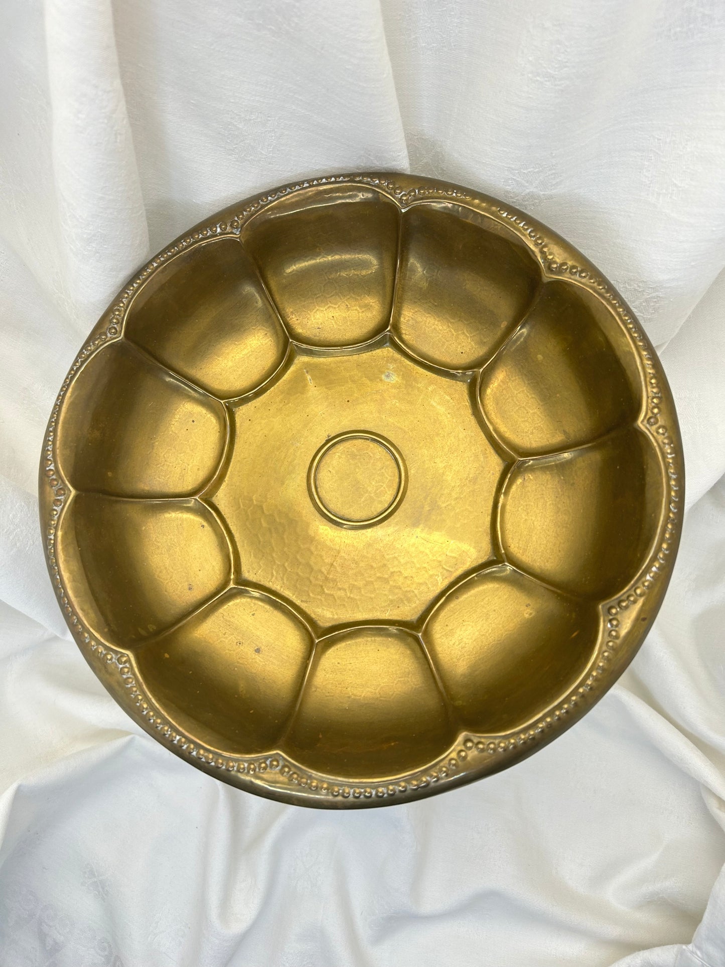 Vintage Brass Compote
