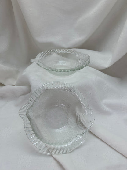 Mikasa Japanese Glass Fish Bowl Set